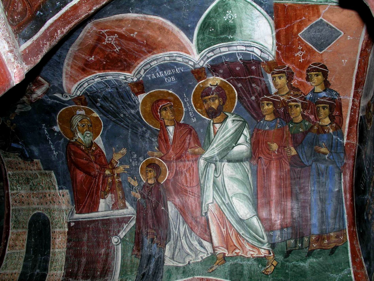 <b>Фреска церкви свт. Николая «под крышей», </b><b>Кипр, Какопетриа</b><b> (роспись 12 в.)</b>