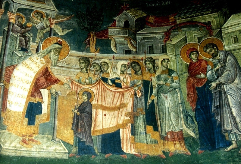 <b>Фреска монастыря Хиландар на Афоне (14
в.) </b>