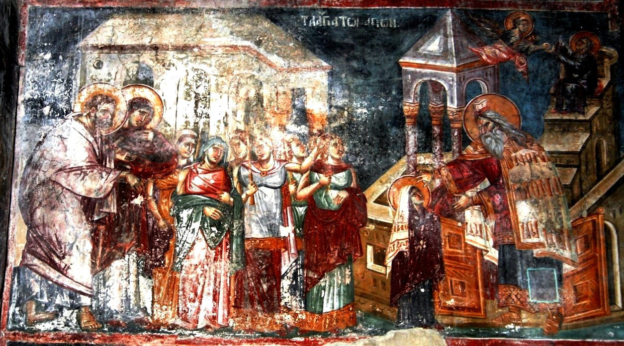 <b>Фреска храма Богородицы Перивлепты в Охриде (роспись конца 13 в.)</b>