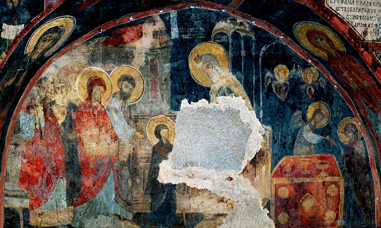 <b>Фреска Боянской церкови, Болгария (роспись в нартексе 14 в.)</b>