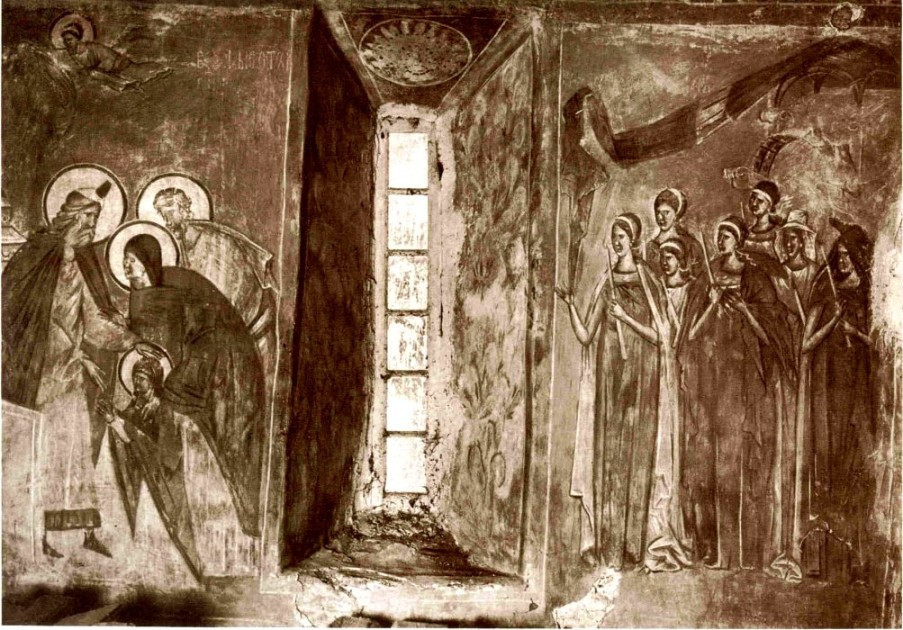 <b>Фреска церкови Успения на Волотовом поле под Новгородом (1363 г.)</b>