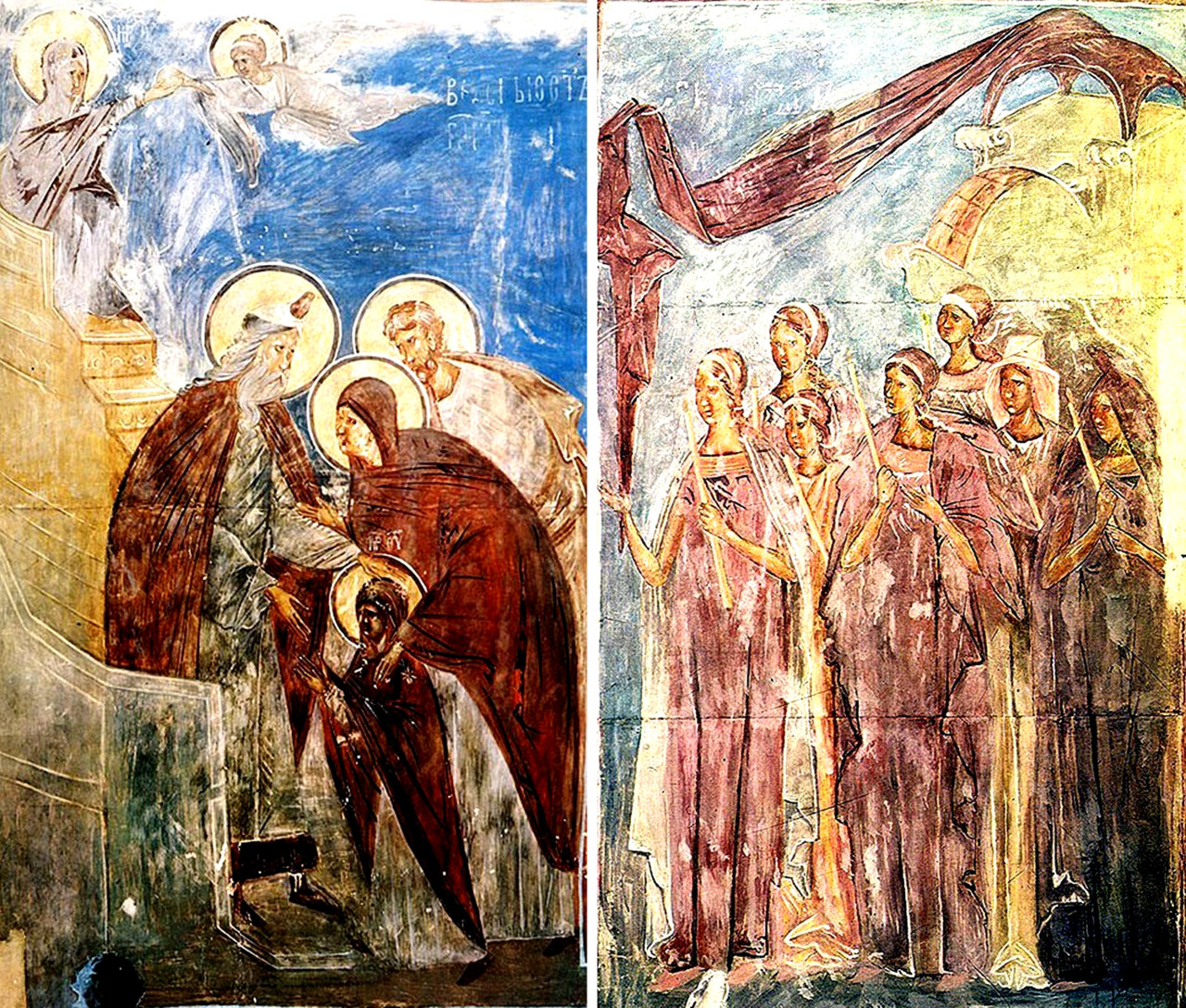 <b>Фрески церкови Успения на Волотовом поле под Новгородом (1363 г.)</b>