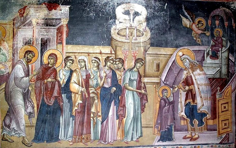 <b>Фреска из</b> <b>церкви Иоакима и Анны («Кралевой») в сербском монастыре Студеница</b>