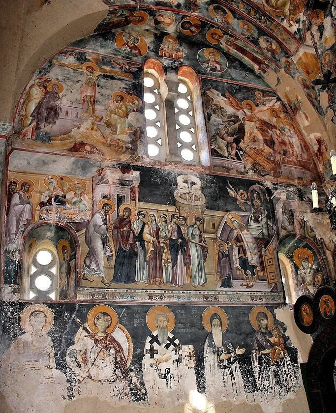 <b>Фрески из </b><b>церкви Иоакима и Анны («Кралевой») в сербском монастыре Студеница</b>