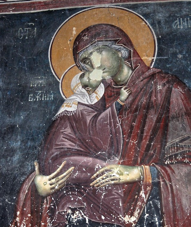 <b>Фреска из </b><b>церкви Иоакима и Анны («Кралевой») в сербском монастыре Студеница</b>
