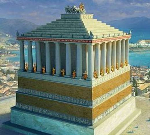 <b>Мавзолей
в Галикарнасе, реконструкция</b>