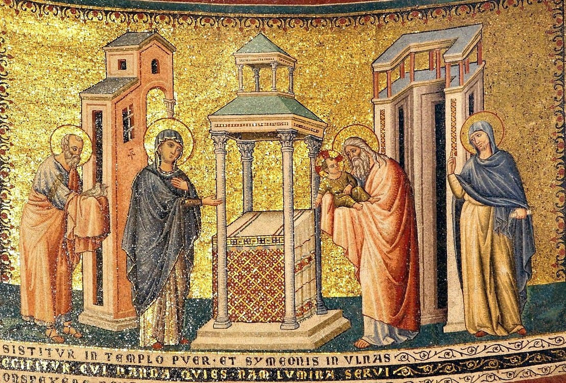 <b>Мозаика Пьетро Кавалини 1291 г. в храме Святой Марии за Тибром, Рим</b>