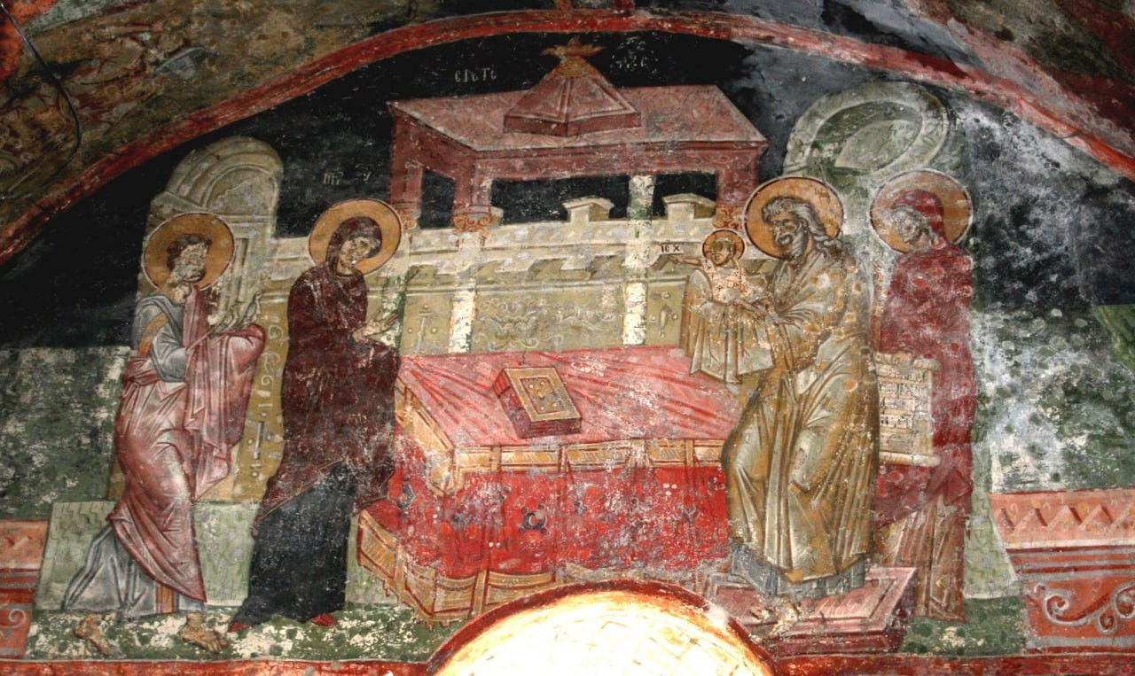 <b>Церковь
св. Апостолов в Пече (Сербская Патриархия, Метохия, роспись 1350-75 гг.)</b>