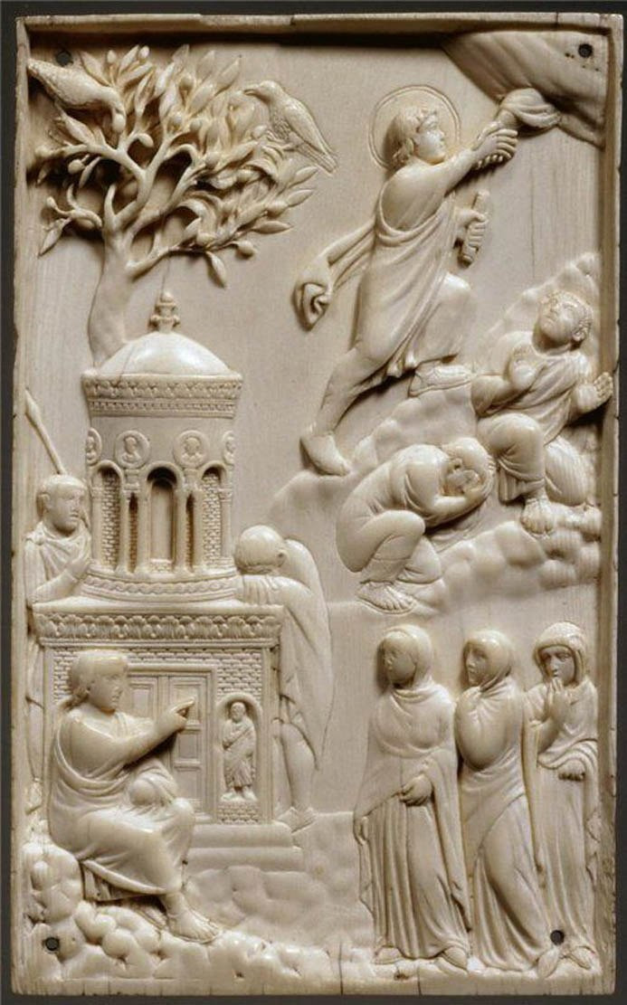 <b>Аворий
5 в. (костяная пластинка) из Бамберга, Мюнхенский музей</b>