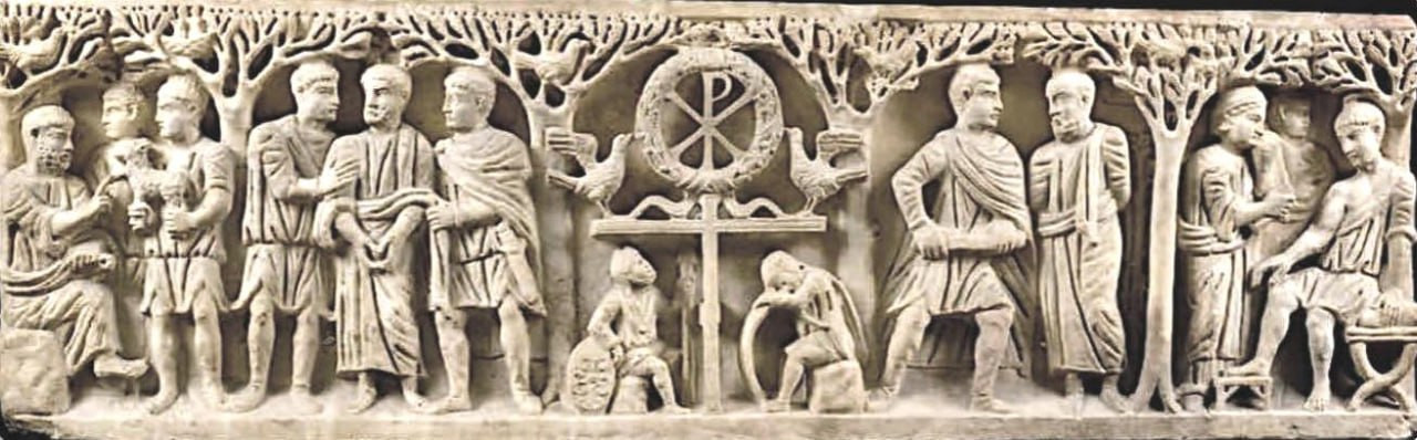 <b>Мраморный саркофаг в музее Пио-Кристиано, Ватикан. ок. 340 г.</b>