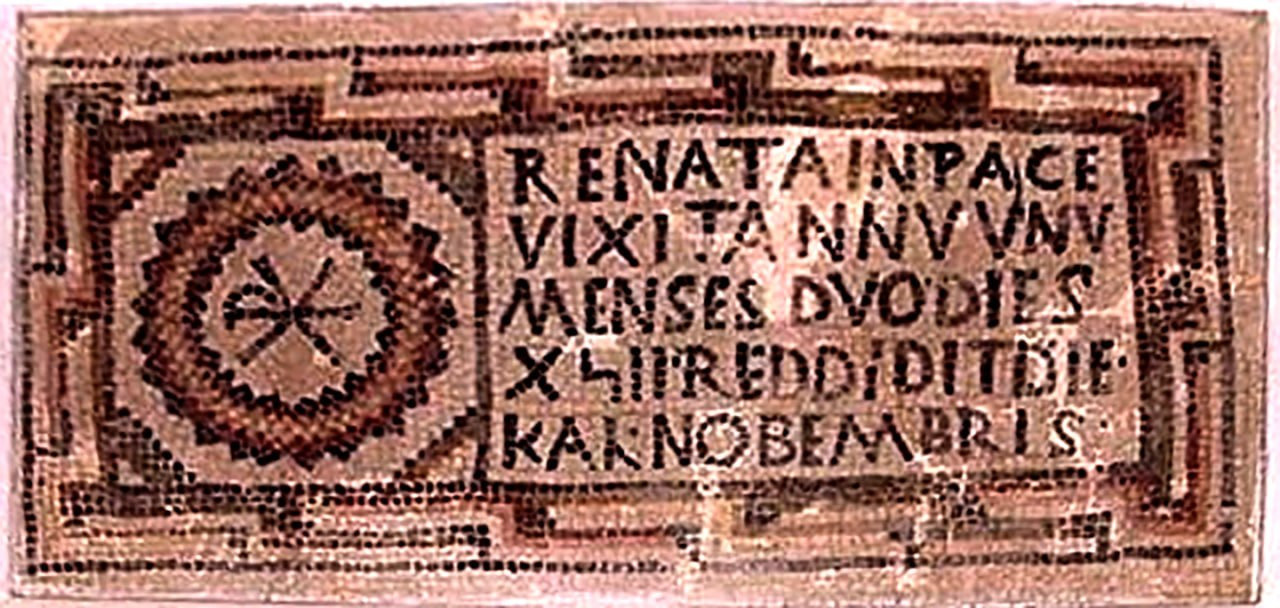 <b>Христианское надгробие с мозаичной декорацией из </b><b>Суса (Северная Африка, Карфагенская
епархия)</b>