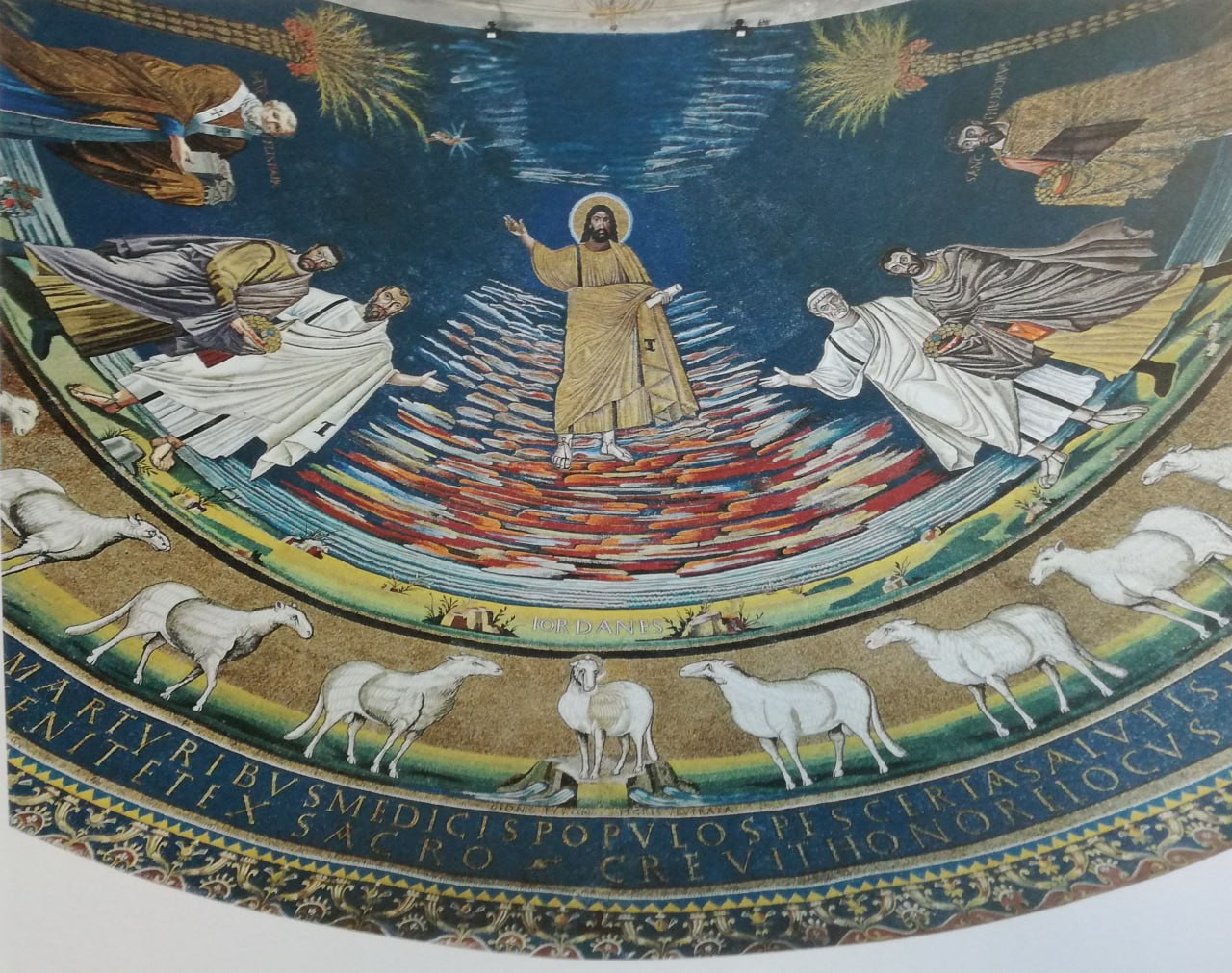 Образ феникса в церкви свв. Косьмы и Дамиана, Рим