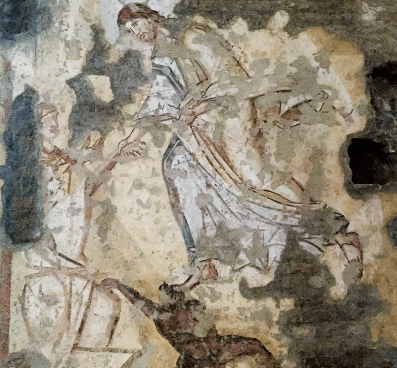 <b>Фреска
в римском храме Санта Мария Антиква, нач. 8 в.</b> 