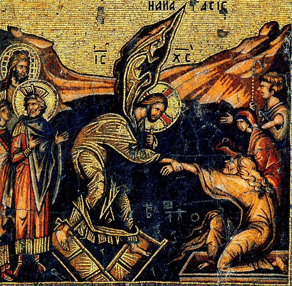 <b>Византийская мозаичная икона с 12 праздниками,
музей Дуомо, Флоренция</b>