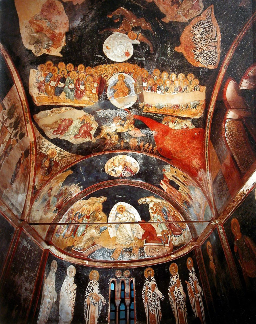 <b>Композиция «Сошествие во ад» в храме Пантократора константинопольского монастыря Хора</b>