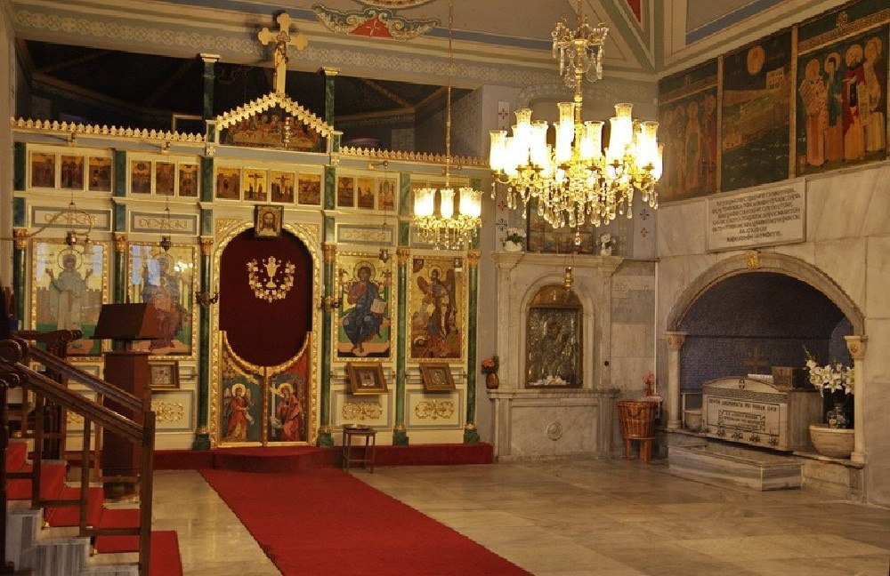 <b>Нынешняя церковь во Влахернах, интерьер.</b>